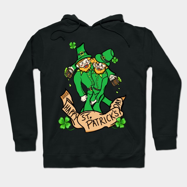 Funny St Patrick's Day Drinking Buddy Hoodie by HCreatives